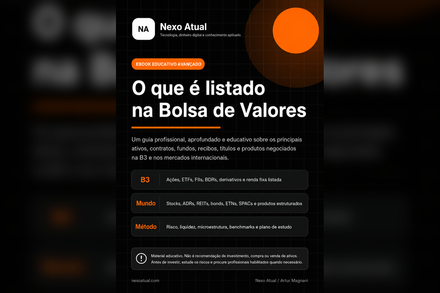 Ebook sobre bolsa de valores e ETFs
