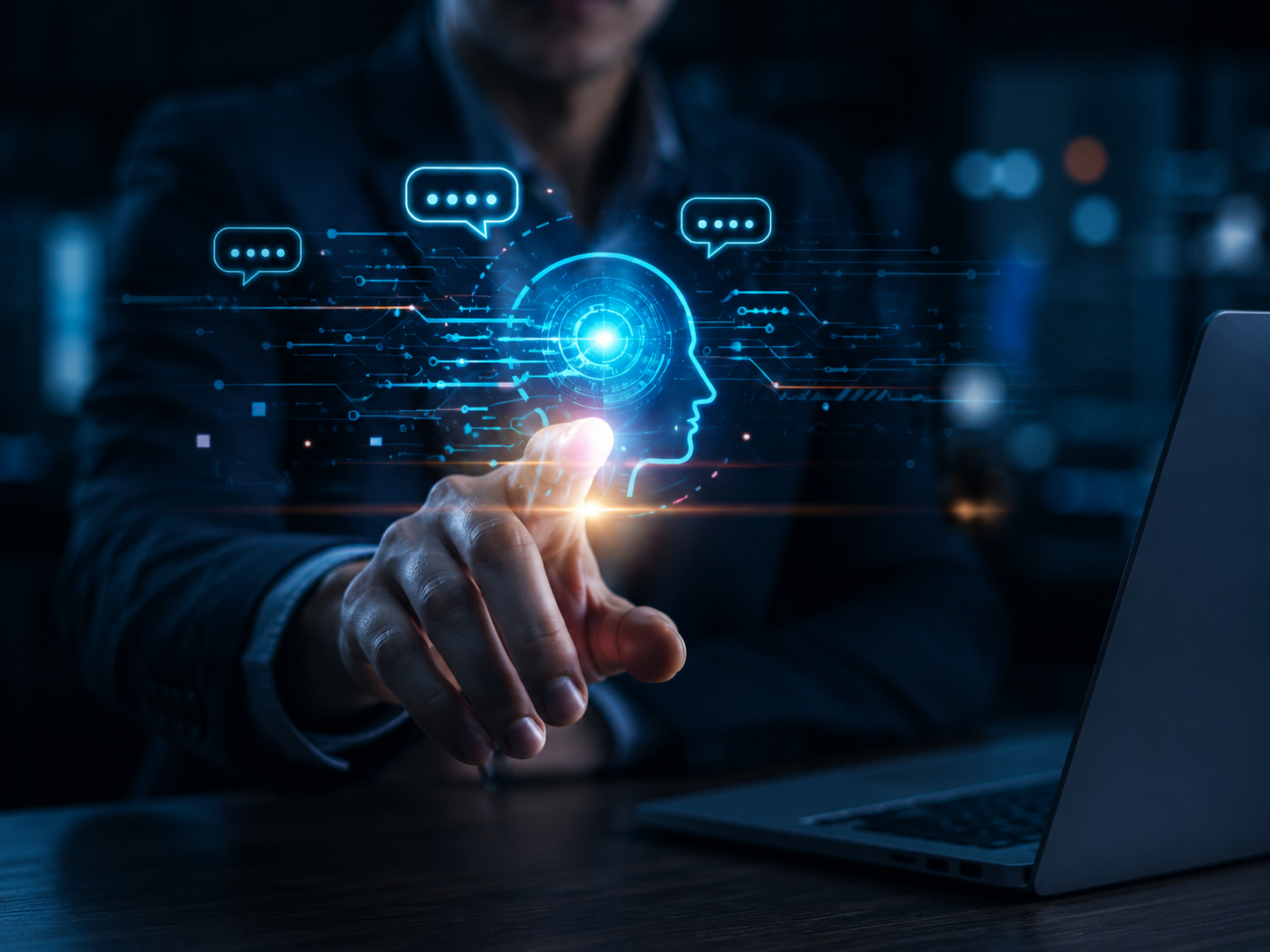 Inteligência artificial no atendimento ao cliente com chatbot e suporte automatizado