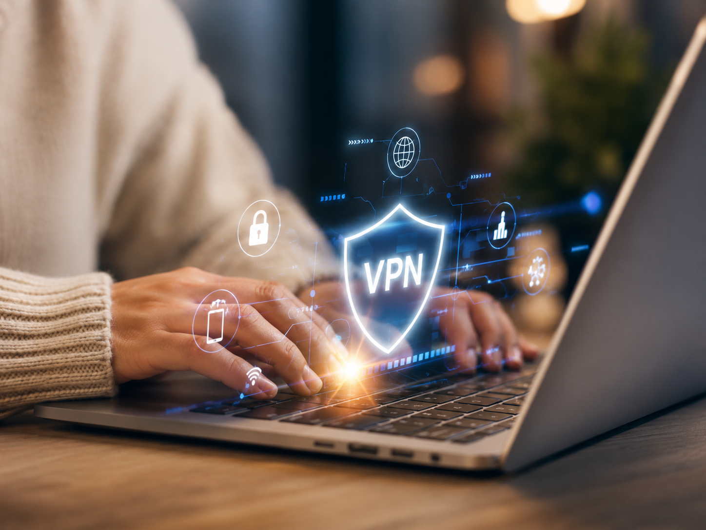 VPN explicada de forma simples com conexão segura e privacidade digital